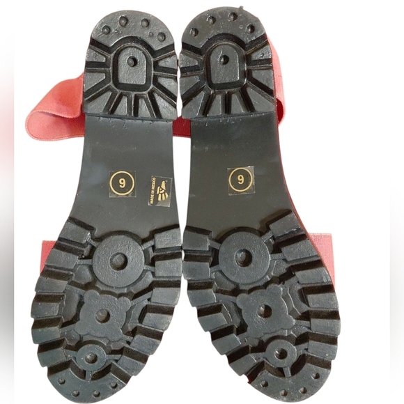 NEW CHARLESTON SHOE CO. Cooper Coral Pink Block Heel Sandal Size 6 - Picture 8 of 10